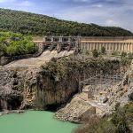 The Medioano dam
