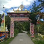 The entrance to the Buddhist monastery.