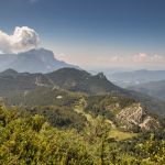 The hike gives spectacular views