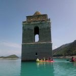 Kayaking to the mediano church
